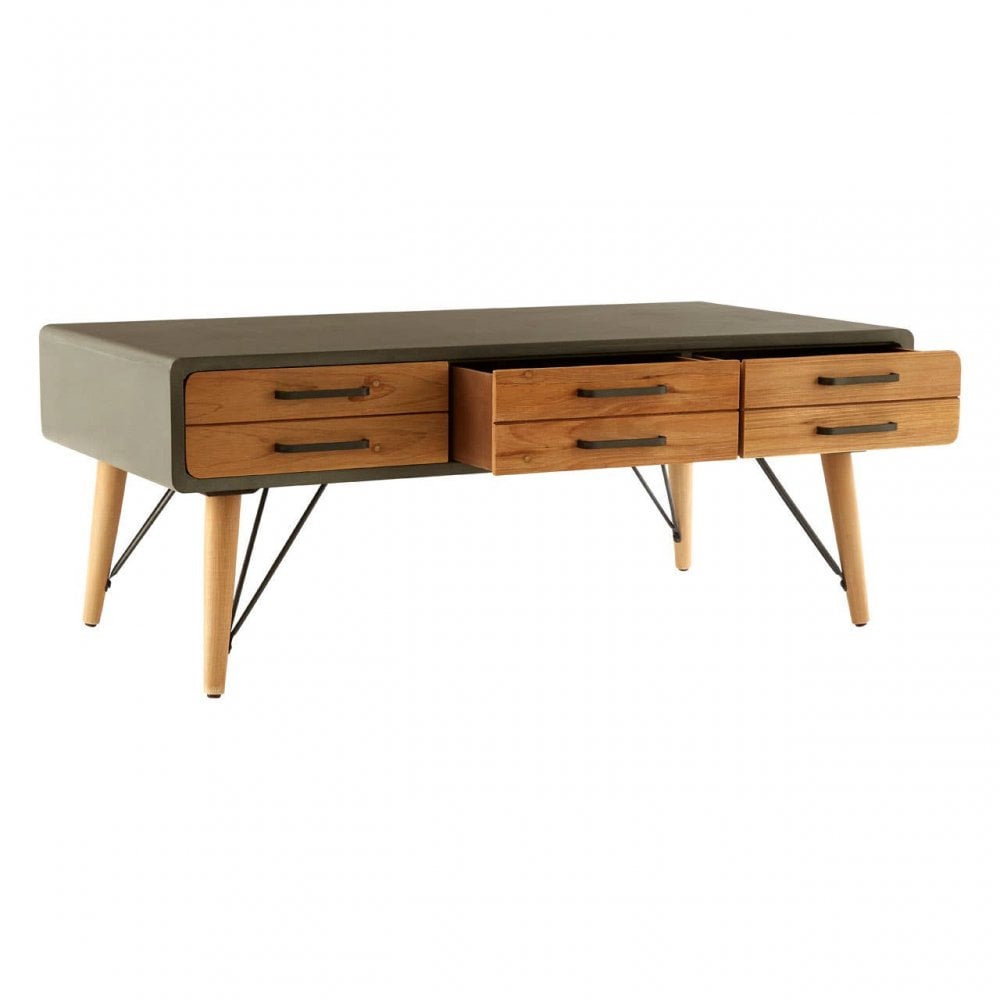 Haven Coffee Table with Six Drawers