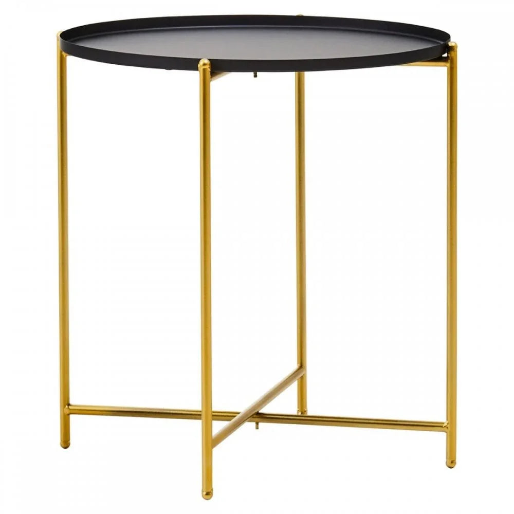 Orion Black Top Side Table