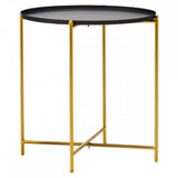 Orion Black Top Side Table