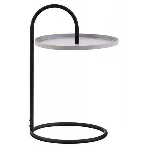 Orion Grey &amp; Black Hanging Top Side Table