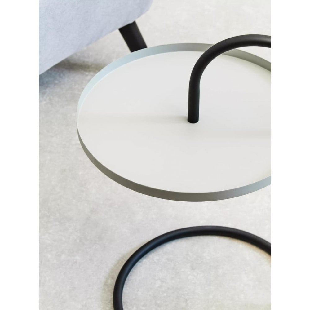 Orion Grey &amp; Black Hanging Top Side Table