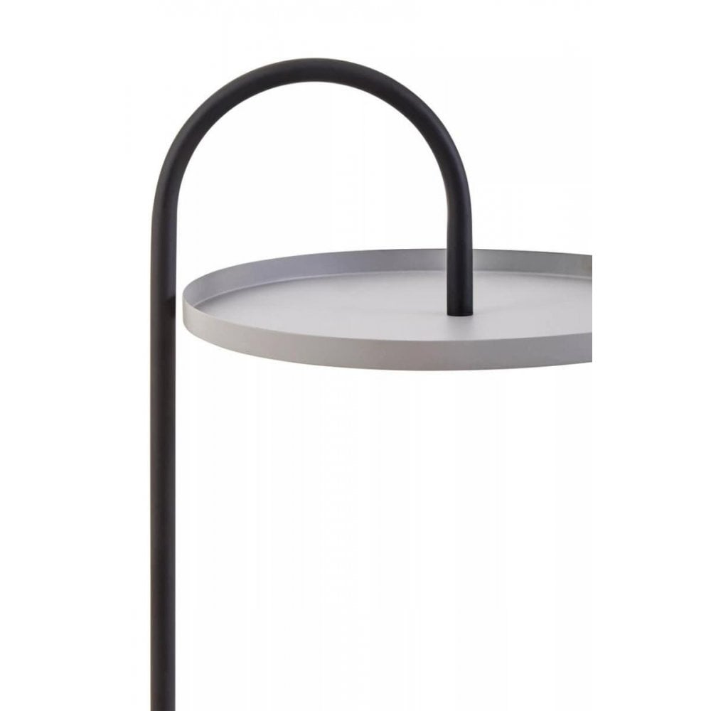 Orion Grey &amp; Black Hanging Top Side Table