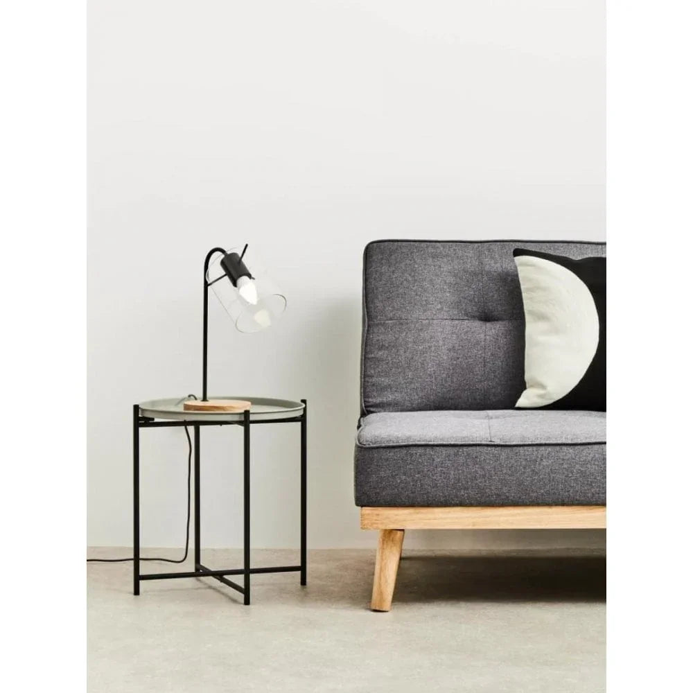 Orion Round Grey Top Side Table