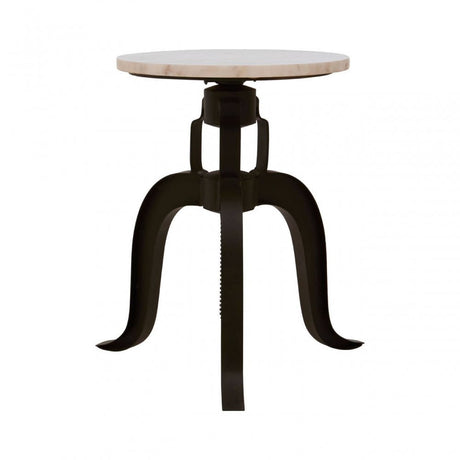 Vero 3 Leg Bar Stool With White Marble Top