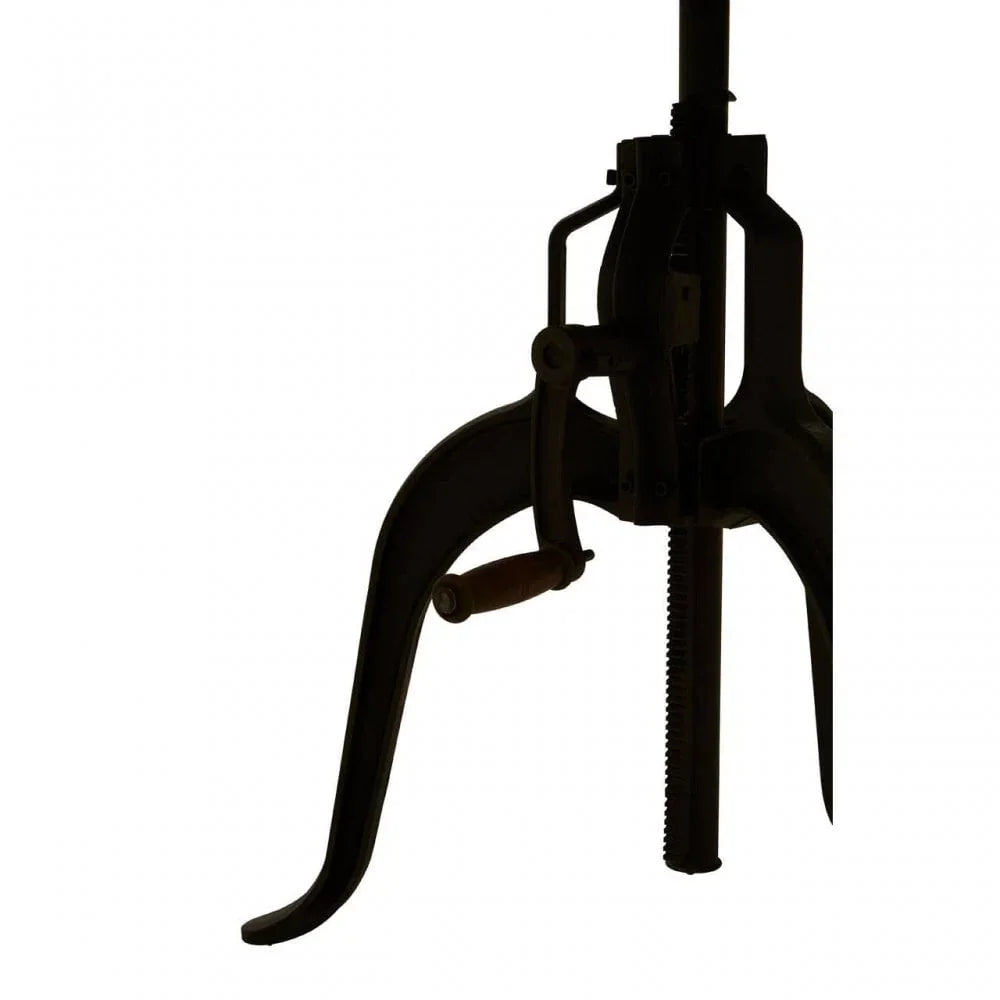 Vero Three Leg Small Green Marble Iron Table