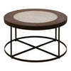 Vero Side Table With Latticed Base