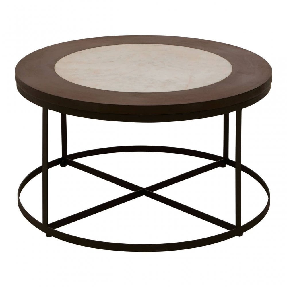 Vero Side Table With Latticed Base