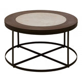 Vero Side Table With Latticed Base