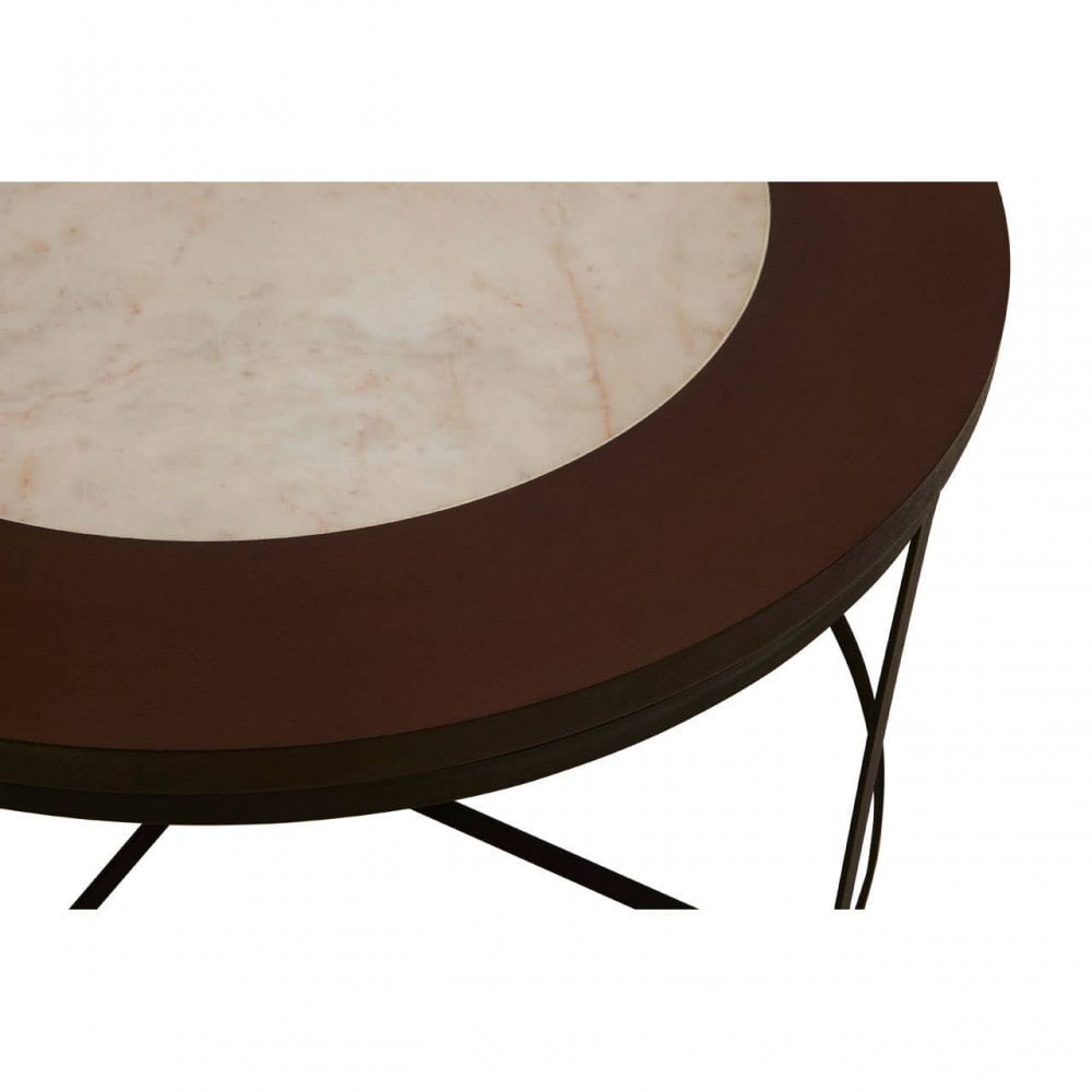Vero Side Table With Latticed Base