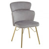Vero Grey Velvet Chair