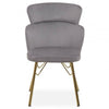 Vero Grey Velvet Chair