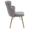 Vero Grey Velvet Chair