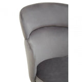 Vero Grey Velvet Chair