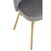 Vero Grey Velvet Chair