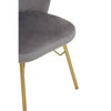 Vero Grey Velvet Chair
