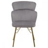 Vero Grey Velvet Chair
