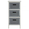 Oakstone 3 Grey Drawers Unit