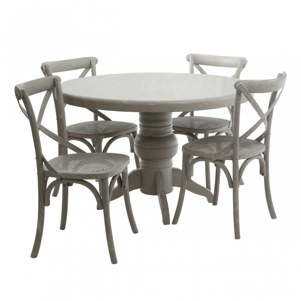 Oakstone Grey Wash 5Pc Dining Set