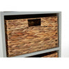Oakstone One Drawer Two Baskets Cabinet