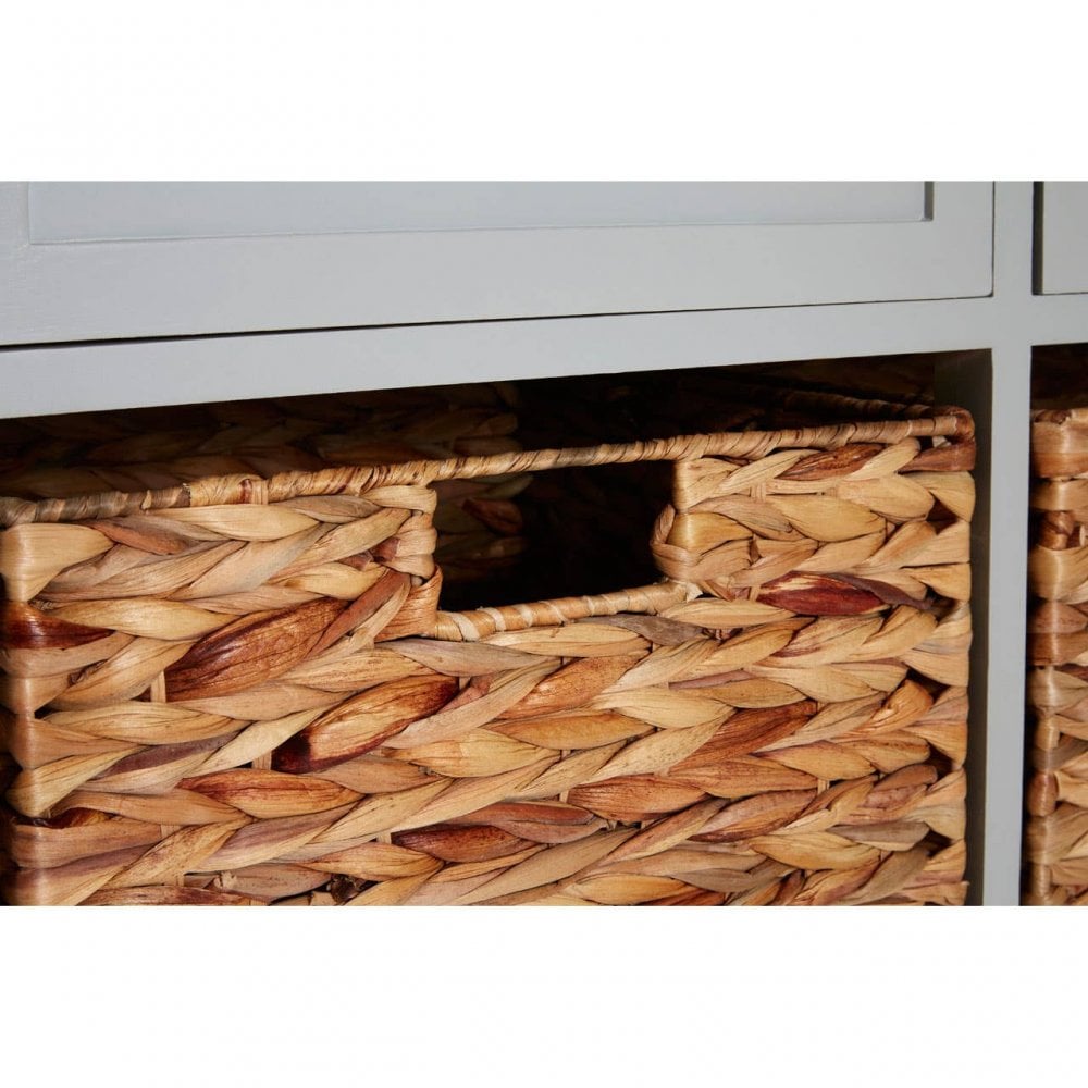 Oakstone Two Drawers Four Baskets Cabinet