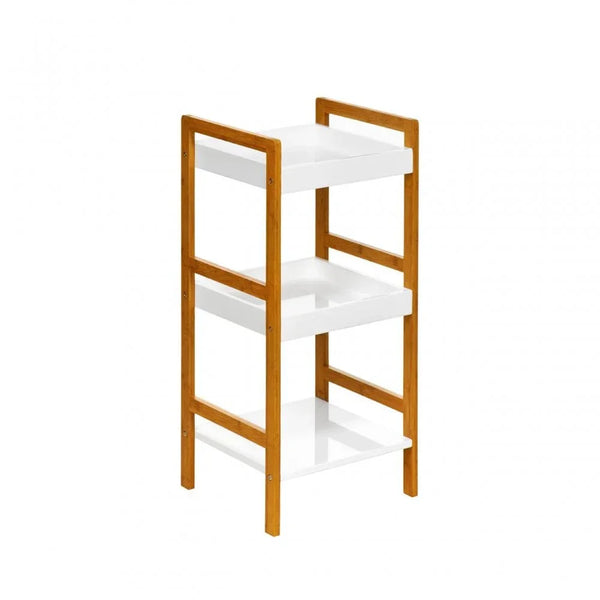 Nova White High Gloss 3 Tier Small Shelf Unit