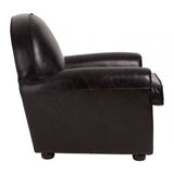 Cambridge Black Leather Classic Armchair
