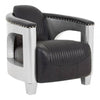 Cambridge Black Leather Sofa Chair