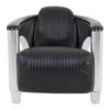 Cambridge Black Leather Sofa Chair