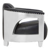 Cambridge Black Leather Sofa Chair