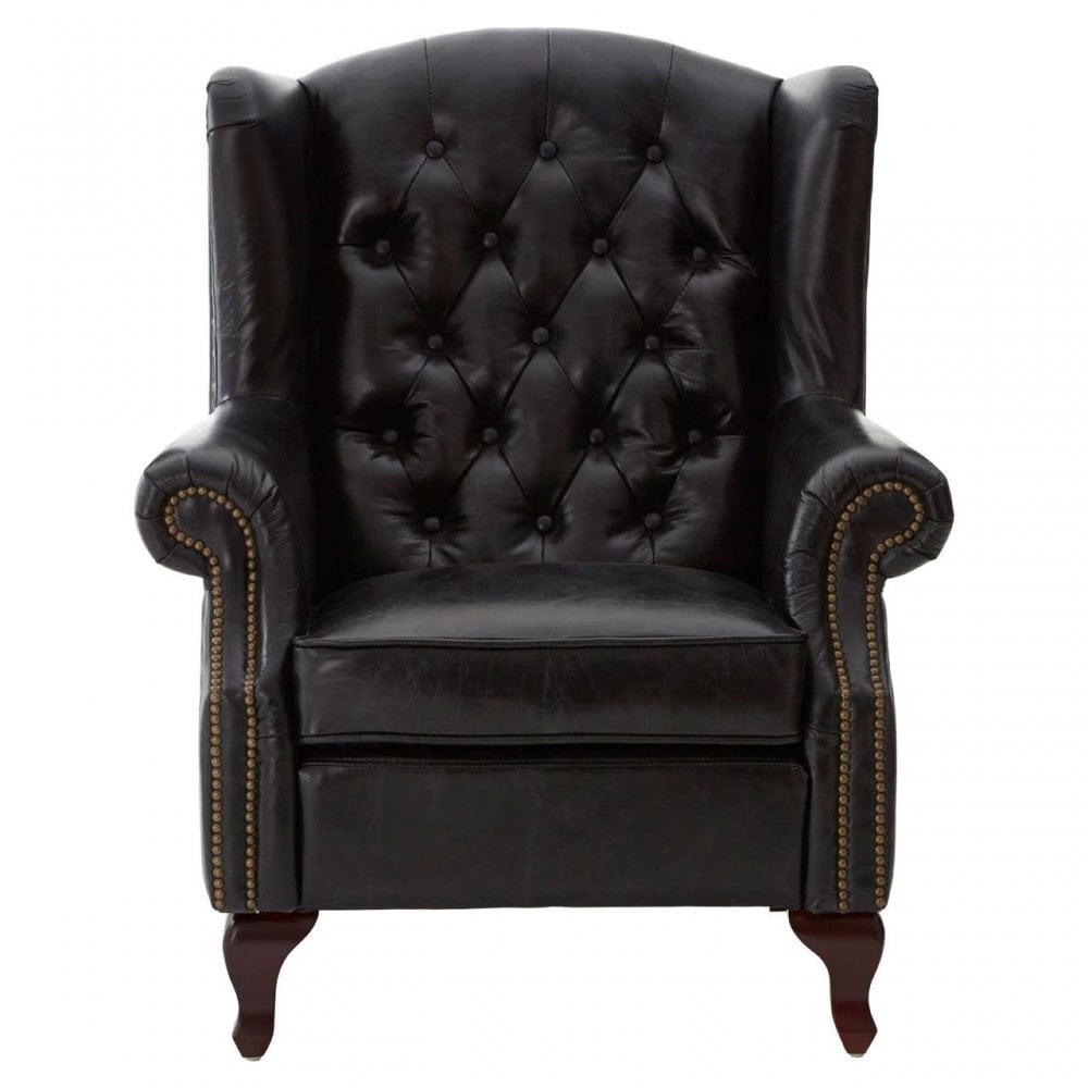 Cambridge Black Scroll Armchair