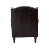Cambridge Black Scroll Armchair
