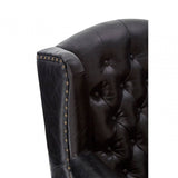 Cambridge Black Scroll Armchair