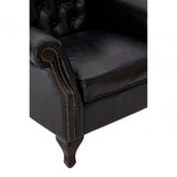 Cambridge Black Scroll Armchair