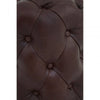 Cambridge Coffee Leather Stool