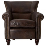 Cambridge Dark Grey Scroll Armchair
