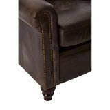 Cambridge Dark Grey Scroll Armchair