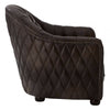 Cambridge Grey Leather Classic Armchair