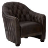 Cambridge Grey Leather Classic Armchair