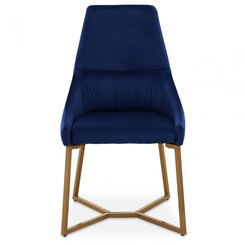 Valencia Midnight Velvet Dinner Chair