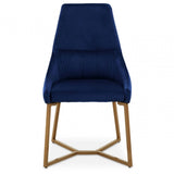 Valencia Midnight Velvet Dinner Chair
