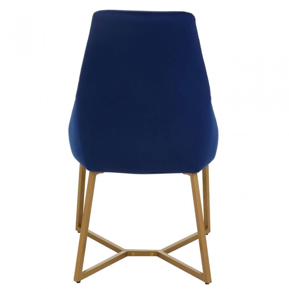 Valencia Midnight Velvet Dinner Chair