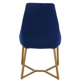 Valencia Midnight Velvet Dinner Chair