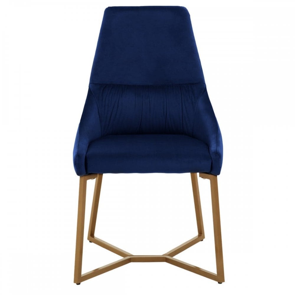 Valencia Midnight Velvet Dinner Chair
