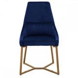 Valencia Midnight Velvet Dinner Chair