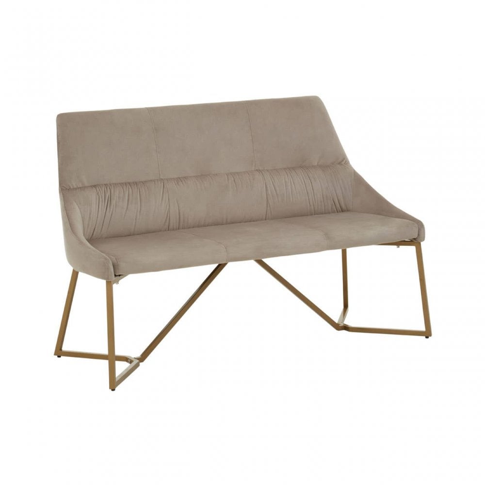 Valencia Mink Velvet Bench