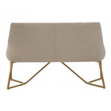 Valencia Mink Velvet Bench