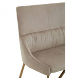 Valencia Mink Velvet Bench