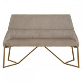 Valencia Mink Velvet Bench