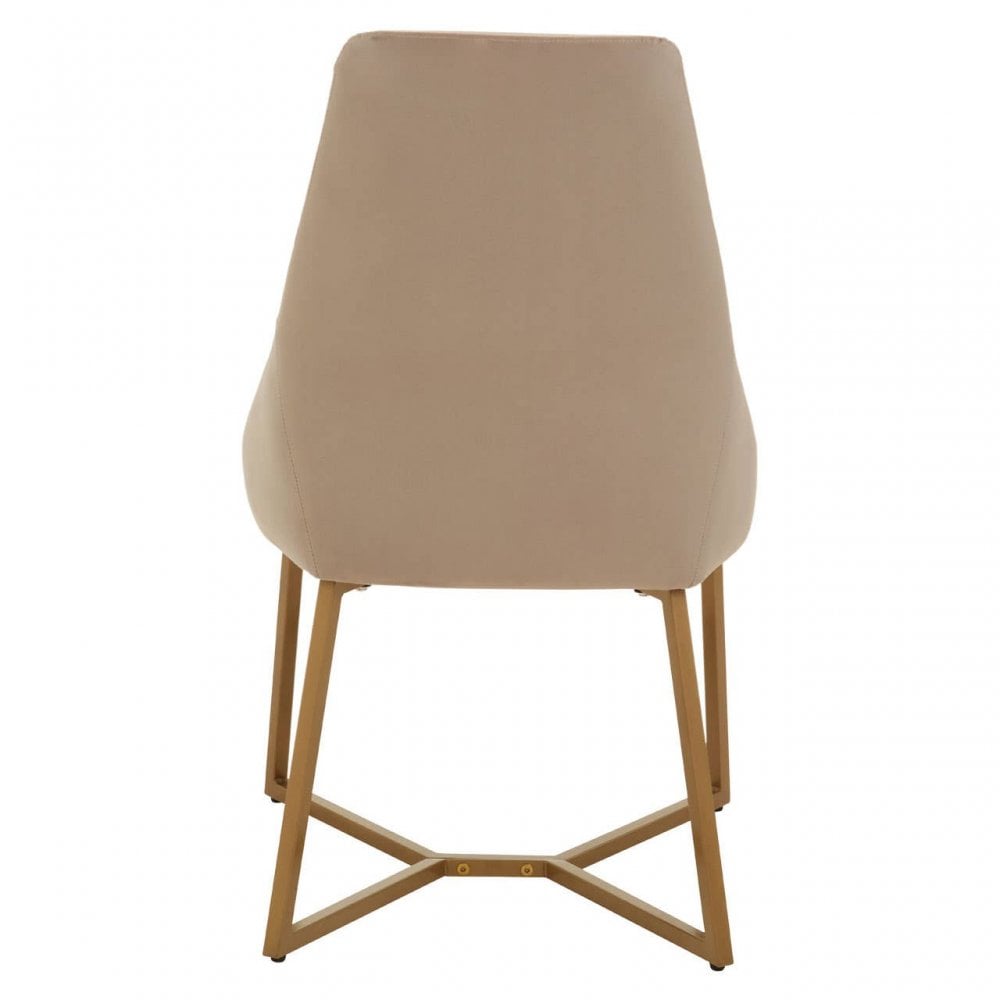 Valencia Mink Velvet Dining Chair