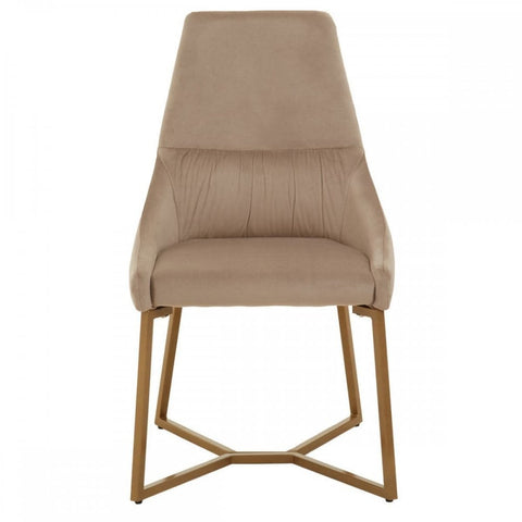 Valencia Mink Velvet Dining Chair